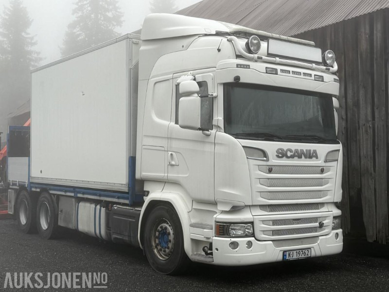 2016 Scania R 520 EURO 6T med bakmontert Palfingerkran - Camião grua: foto 1 2016 Scania R 520 EURO 6T med bakmontert Palfingerkran - Camião grua: foto 1