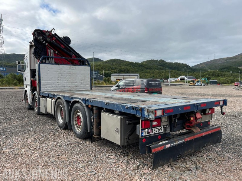 2016 Scania R-serie 8x2 HMF 85TM kranbil, Komplett karmsett, Kran sertifisert Aug 2025, Eu godkjent til 05.10.2026, klar til nye oppdrag ! - Camião grua: foto 5 2016 Scania R-serie 8x2 HMF 85TM kranbil, Komplett karmsett, Kran sertifisert Aug 2025, Eu godkjent til 05.10.2026, klar til nye oppdrag ! - Camião grua: foto 5