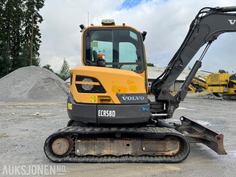 2016 Volvo ecr58d beltegraver 4301t, tiltrotator, pusseskuff,steinskuff - Mini escavadeira: foto 3 2016 Volvo ecr58d beltegraver 4301t, tiltrotator, pusseskuff,steinskuff - Mini escavadeira: foto 3