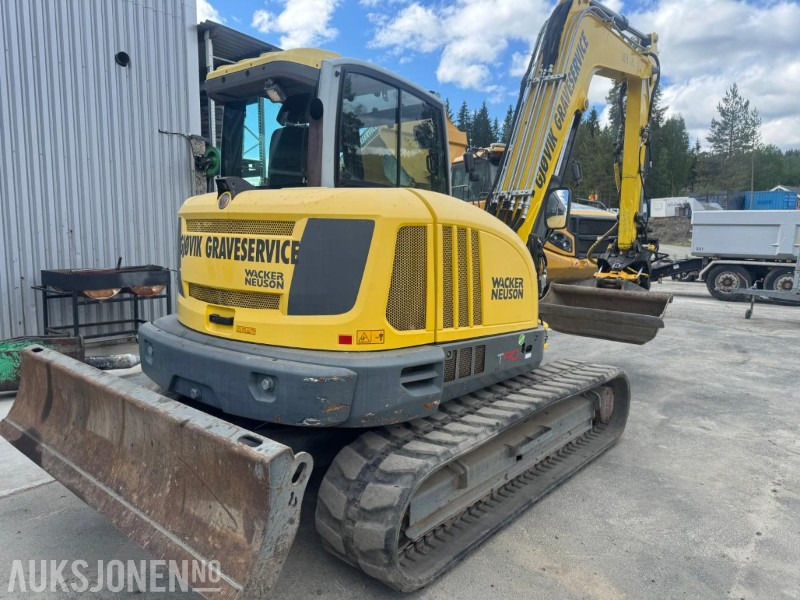 2016 Wacker Neuson ET 90 GRAVEMASKIN MED ROTOTILT, SENTRALSMØRING OG 3 SKUFFER - Escavadeira: foto 3 2016 Wacker Neuson ET 90 GRAVEMASKIN MED ROTOTILT, SENTRALSMØRING OG 3 SKUFFER - Escavadeira: foto 3