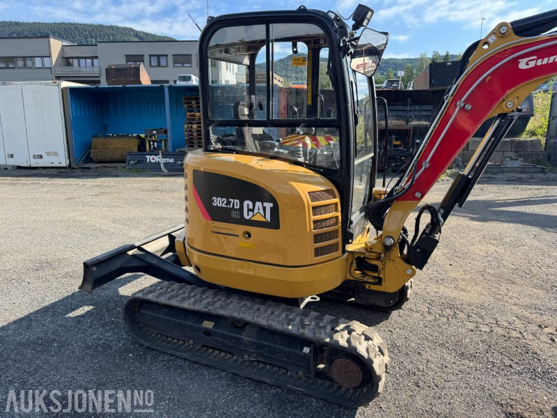 2018 Cat 302.7 DCR minigraver med 2 skuffer og rototilt. - Mini escavadeira: foto 5 2018 Cat 302.7 DCR minigraver med 2 skuffer og rototilt. - Mini escavadeira: foto 5