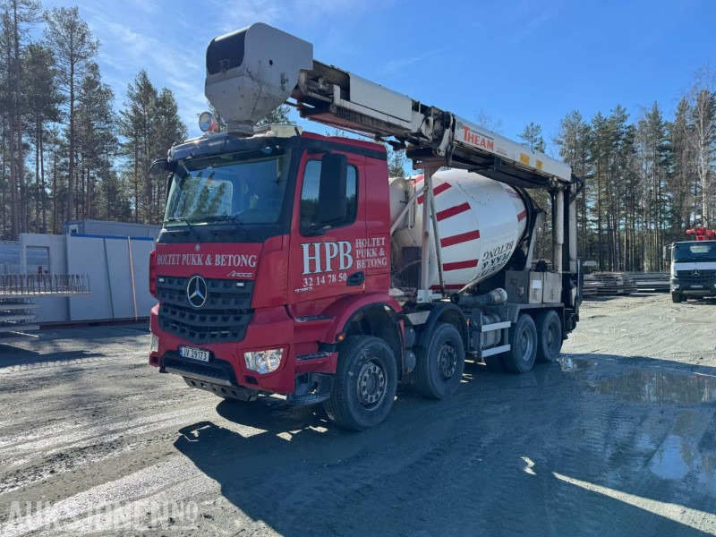 2018 Mercedes-Benz Arocs båndbil til betong - Camião betoneira: foto 1 2018 Mercedes-Benz Arocs båndbil til betong - Camião betoneira: foto 1