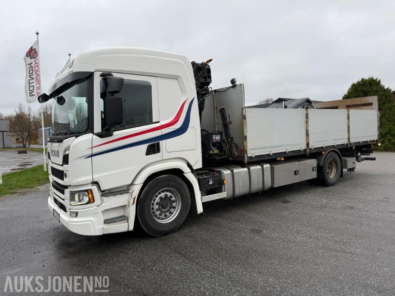2018 Scania P 320 KRANBIL M/PLAN HIAB XS099 KRAN SERVICEHISTORIKK. - Camião grua: foto 1 2018 Scania P 320 KRANBIL M/PLAN HIAB XS099 KRAN SERVICEHISTORIKK. - Camião grua: foto 1
