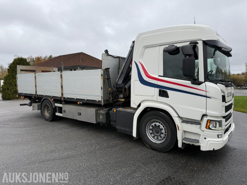 2018 Scania P 320 KRANBIL M/PLAN HIAB XS099 KRAN SERVICEHISTORIKK. - Camião grua: foto 2 2018 Scania P 320 KRANBIL M/PLAN HIAB XS099 KRAN SERVICEHISTORIKK. - Camião grua: foto 2