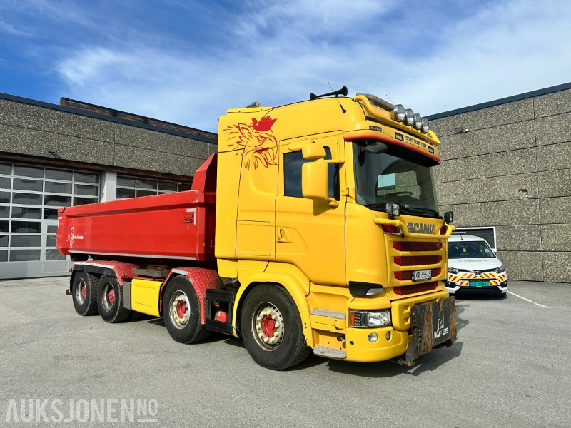 2018 Scania R-730 8x4 krokbil - OPPTREKT - BRØYTERIGGET - Camião polibenne: foto 3 2018 Scania R-730 8x4 krokbil - OPPTREKT - BRØYTERIGGET - Camião polibenne: foto 3