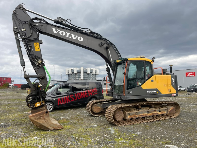 2018 Volvo EC 160 EL Gravemaskin med Engcon tiltrotator, Leica GPS, Sentralsmøring, Hk S60, 5327 timer - Escavadeira: foto 1 2018 Volvo EC 160 EL Gravemaskin med Engcon tiltrotator, Leica GPS, Sentralsmøring, Hk S60, 5327 timer - Escavadeira: foto 1