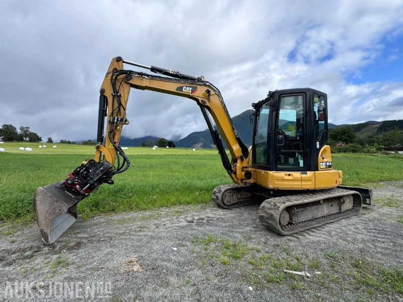 2019 Cat 305.5E2 CR - 5 tonns gravemaskin - S40 feste - Rototilt - Pusskuffe - Graveskuffe - Smalskuffe - Sertifisert - Escavadeira: foto 1 2019 Cat 305.5E2 CR - 5 tonns gravemaskin - S40 feste - Rototilt - Pusskuffe - Graveskuffe - Smalskuffe - Sertifisert - Escavadeira: foto 1