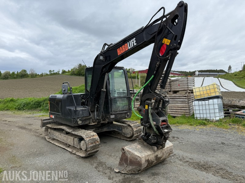 2019 Hardlife HE80 beltegraver med 882 timer! - Tiltrotator - 2 skuffer - Escavadeira: foto 2 2019 Hardlife HE80 beltegraver med 882 timer! - Tiltrotator - 2 skuffer - Escavadeira: foto 2