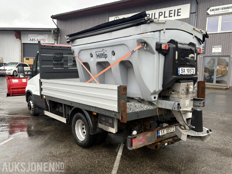 2019 Iveco Daily planbil m/ Hilltip IceStriker og Western Wide-Out brøyteplog - Camião de caixa aberta/ Plataforma: foto 4 2019 Iveco Daily planbil m/ Hilltip IceStriker og Western Wide-Out brøyteplog - Camião de caixa aberta/ Plataforma: foto 4
