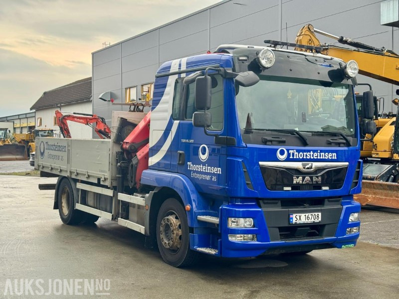 2020 MAN TGM 18.320 BL Kranbil - Palfinger PK 18502-SH E - 4x2 - Eu-godkjent til 10/26 - Km: 147 757 - Kran: 3584 t - Camião grua: foto 2 2020 MAN TGM 18.320 BL Kranbil - Palfinger PK 18502-SH E - 4x2 - Eu-godkjent til 10/26 - Km: 147 757 - Kran: 3584 t - Camião grua: foto 2