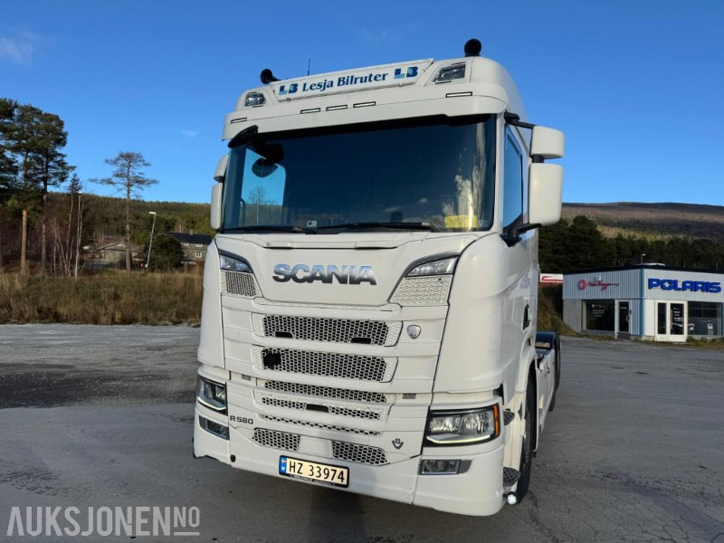 2020 Scania R580 CHASSIS, V8, EURO 6, SVING AKSEL 3, DIESELVARMER, - Camião chassi: foto 2 2020 Scania R580 CHASSIS, V8, EURO 6, SVING AKSEL 3, DIESELVARMER, - Camião chassi: foto 2