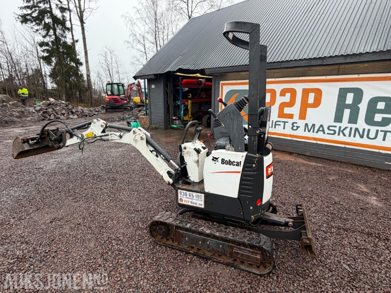 2021 Bobcat E10z minigraver - Pusseskuff 77 cm - SE hydraulisk tilt - Mini escavadeira: foto 3 2021 Bobcat E10z minigraver - Pusseskuff 77 cm - SE hydraulisk tilt - Mini escavadeira: foto 3