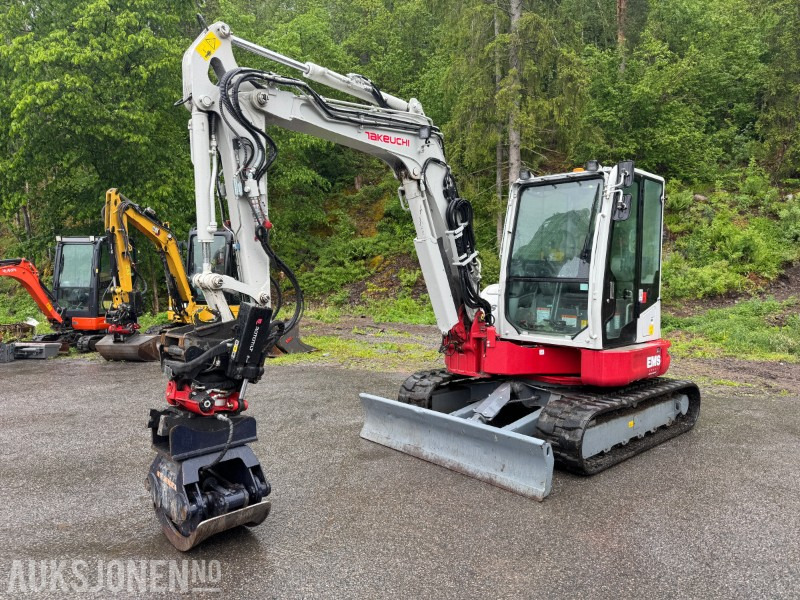 2021 Takeuchi TB257FR Gravemaskin - Beltegraver - Sentralsmøring - 3 skuffer - Klype - Pigghammer - Flyttbar bom - Escavadeira: foto 1 2021 Takeuchi TB257FR Gravemaskin - Beltegraver - Sentralsmøring - 3 skuffer - Klype - Pigghammer - Flyttbar bom - Escavadeira: foto 1