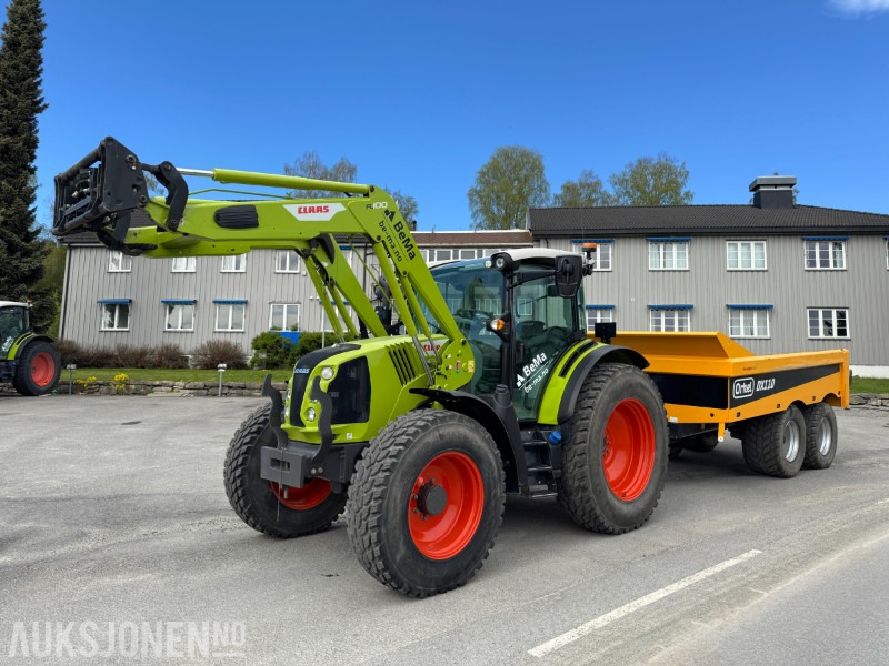 2022 Claas Arion 450 med laster - Trator: foto 1 2022 Claas Arion 450 med laster - Trator: foto 1