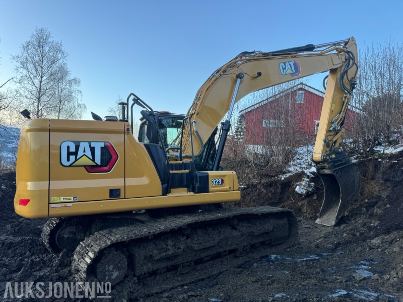 2023 Cat 323-07 GRAVEMAKINEN TILTROTATOR, 2 SKUFFER, DIESELVARMER, KUN 435 TIMER PÅ TELLEREN FFER, DIESELVARMER, MAKIN GPS - Escavadeira: foto 2 2023 Cat 323-07 GRAVEMAKINEN TILTROTATOR, 2 SKUFFER, DIESELVARMER, KUN 435 TIMER PÅ TELLEREN FFER, DIESELVARMER, MAKIN GPS - Escavadeira: foto 2