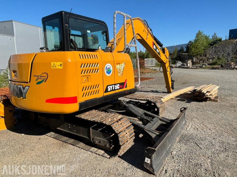 2024 Sany SY75C. S50 Hurtigfeste. Sentralsmøring. Graveskuff ca 320L - Escavadeira: foto 3 2024 Sany SY75C. S50 Hurtigfeste. Sentralsmøring. Graveskuff ca 320L - Escavadeira: foto 3