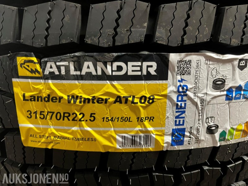 Atlander Winter ATL08 315/70R22,5 lastebildekk - Pneu por Camião: foto 1 Atlander Winter ATL08 315/70R22,5 lastebildekk - Pneu por Camião: foto 1