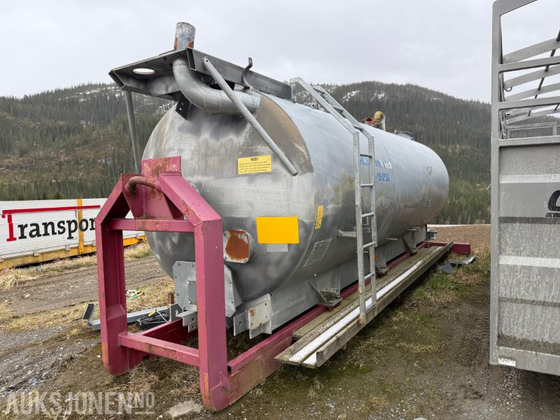 15000L Hillspridaren tank på krokramme - Camião: foto 1 15000L Hillspridaren tank på krokramme - Camião: foto 1