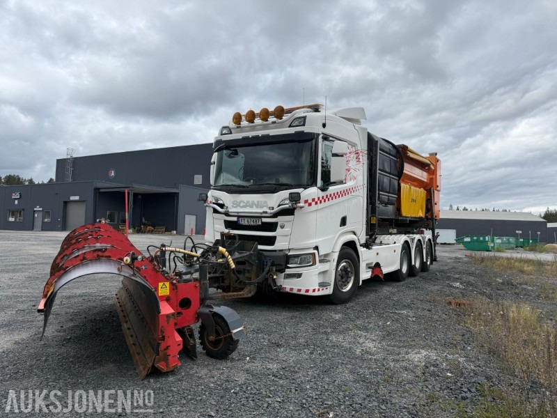 2020 Scania R540 B8X4*4NB Automat – Komplett vinterdriftsbil - Camião: foto 1 2020 Scania R540 B8X4*4NB Automat – Komplett vinterdriftsbil - Camião: foto 1