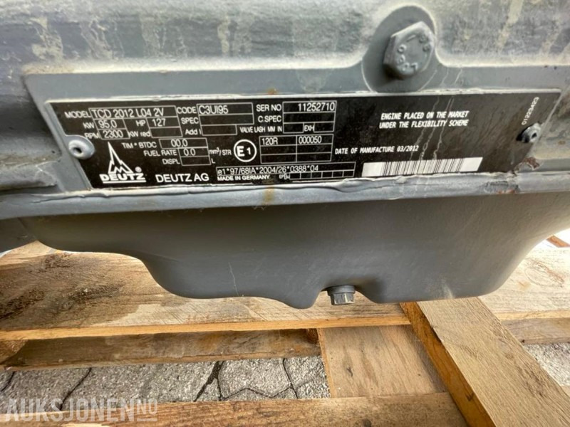 Equipamento por Máquina de construção UBRUKT 2012 Deutz TCD 2012 L04 2V Motor - Hydraulikkpumpe - Styreskap/startskap - UBRUKT - Kjøpt inn for å passe til Powerscreen Warrior og Chieftain 1400.: foto 15
