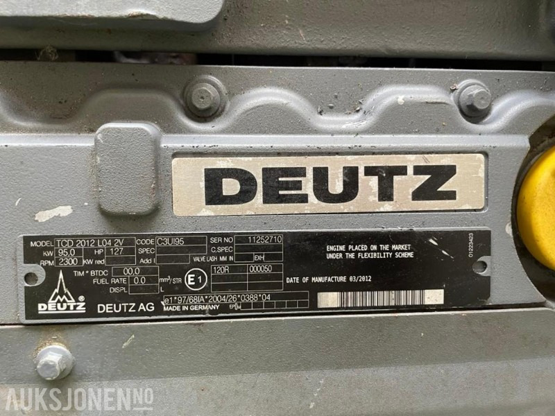 Equipamento por Máquina de construção UBRUKT 2012 Deutz TCD 2012 L04 2V Motor - Hydraulikkpumpe - Styreskap/startskap - UBRUKT - Kjøpt inn for å passe til Powerscreen Warrior og Chieftain 1400.: foto 7