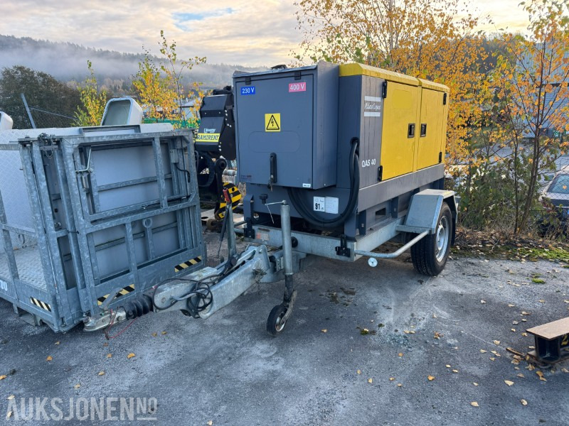2017 Atlas Copco QAS 40 Dieselaggregat - Repobjekt - Equipamento industrial: foto 2 2017 Atlas Copco QAS 40 Dieselaggregat - Repobjekt - Equipamento industrial: foto 2