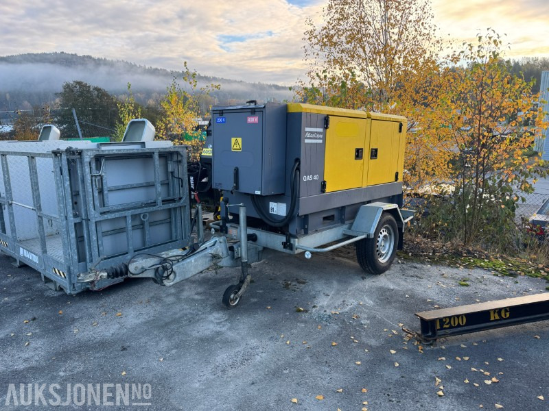 2017 Atlas Copco QAS 40 Dieselaggregat - Repobjekt - Equipamento industrial: foto 1 2017 Atlas Copco QAS 40 Dieselaggregat - Repobjekt - Equipamento industrial: foto 1