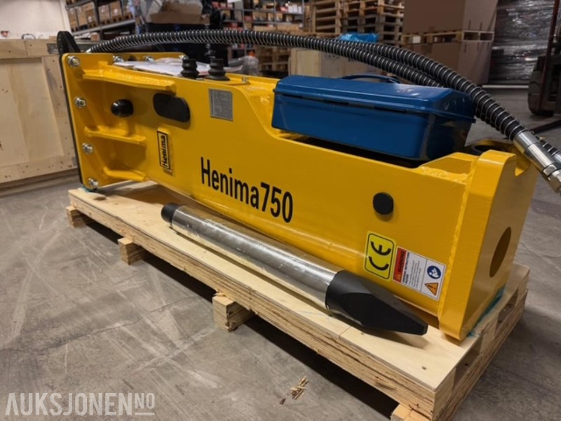 NY HENIMA PIGGHAMMER TIL 6-9 TONNS GRAVEMASKIN S50 M/GARANTI - Martelo hidráulico: foto 5 NY HENIMA PIGGHAMMER TIL 6-9 TONNS GRAVEMASKIN S50 M/GARANTI - Martelo hidráulico: foto 5
