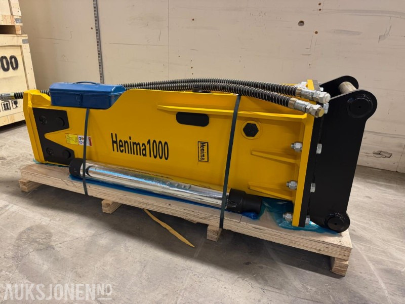 Ny Henima pigghammer til 10-15 tonns gravemaskin S60 m/garanti - Martelo hidráulico: foto 1 Ny Henima pigghammer til 10-15 tonns gravemaskin S60 m/garanti - Martelo hidráulico: foto 1