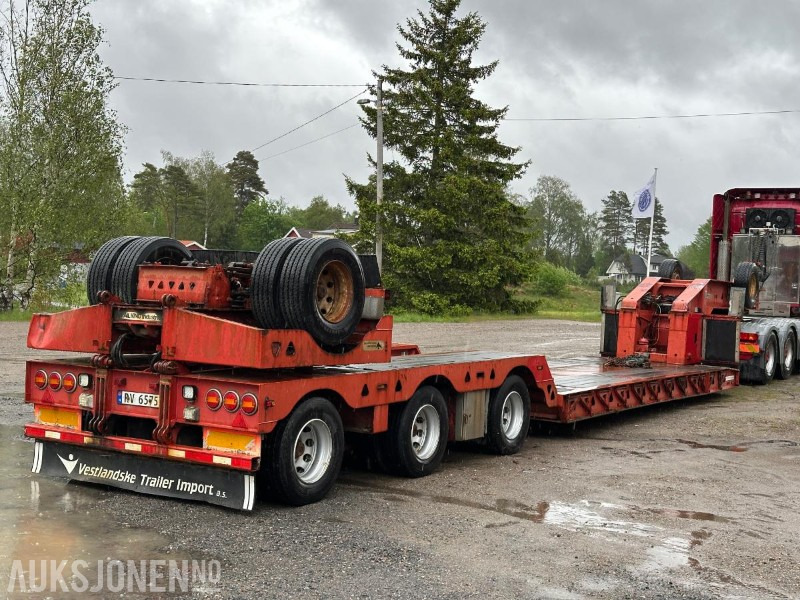 2009 Trail King TK154HED lavboy-henger - 4akslet maskinhenger med vse styring - Reboque: foto 5 2009 Trail King TK154HED lavboy-henger - 4akslet maskinhenger med vse styring - Reboque: foto 5