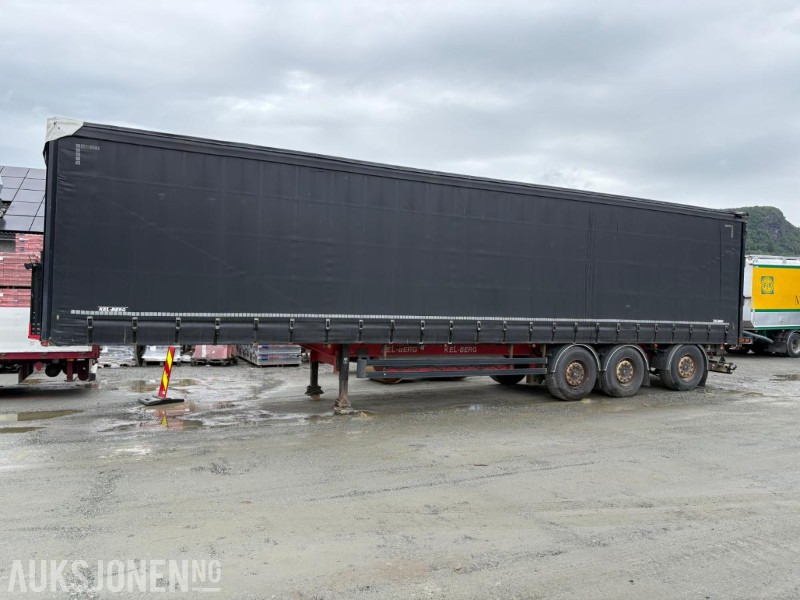 2016 Kel-Berg Gardintralle med sving på aksel 3. - Reboque: foto 1 2016 Kel-Berg Gardintralle med sving på aksel 3. - Reboque: foto 1