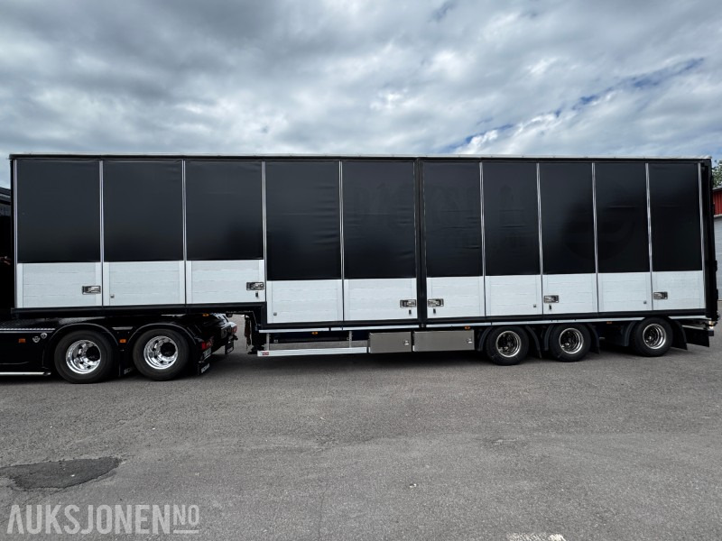 Pacton Semitrailer m/sideåpning - Skyvbart tak - EU fram til November! - Reboque: foto 1 Pacton Semitrailer m/sideåpning - Skyvbart tak - EU fram til November! - Reboque: foto 1