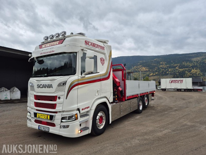 Scania R500 Kranbil med HMF2820 kran - Camião grua: foto 1 Scania R500 Kranbil med HMF2820 kran - Camião grua: foto 1
