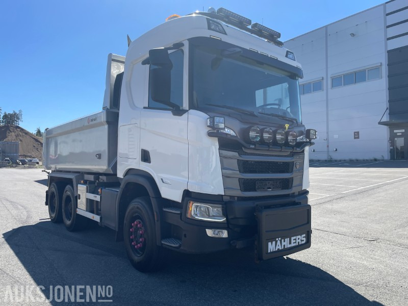 Scania R560 Super 6x4 Tippbil Istrail dumperkasse Mahlers brøyterigget - Camião basculante: foto 1 Scania R560 Super 6x4 Tippbil Istrail dumperkasse Mahlers brøyterigget - Camião basculante: foto 1