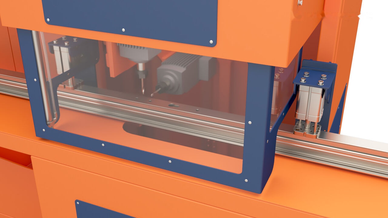 Wise Service Center for automatic milling of aluminum profiles WS710 - Máquina: foto 3 Wise Service Center for automatic milling of aluminum profiles WS710 - Máquina: foto 3