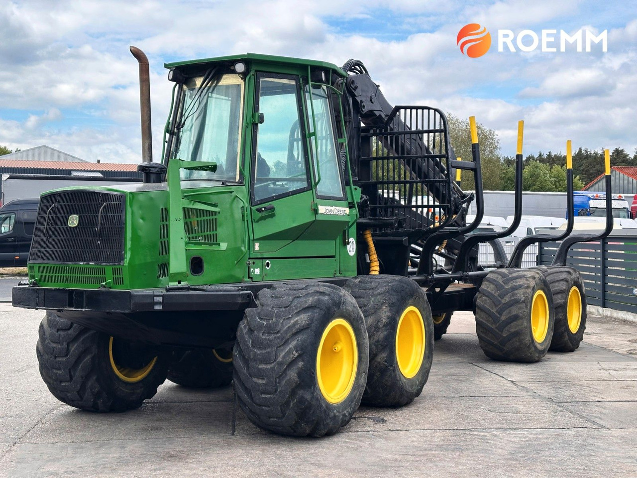 John Deere 1110 D*KRAN CF572 10 Meter - Forwarder: foto 1 John Deere 1110 D*KRAN CF572 10 Meter - Forwarder: foto 1