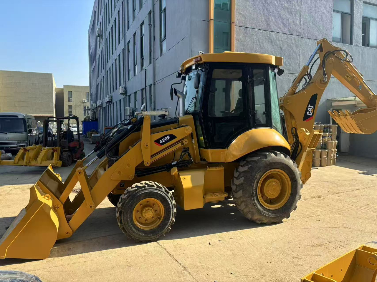 Leasing de Caterpillar 420 Backhoe Loader CAT 420 420F 420F2 with telescopic boom JCB 3CX 4CX Caterpillar 420 Backhoe Loader CAT 420 420F 420F2 with telescopic boom JCB 3CX 4CX: foto 6