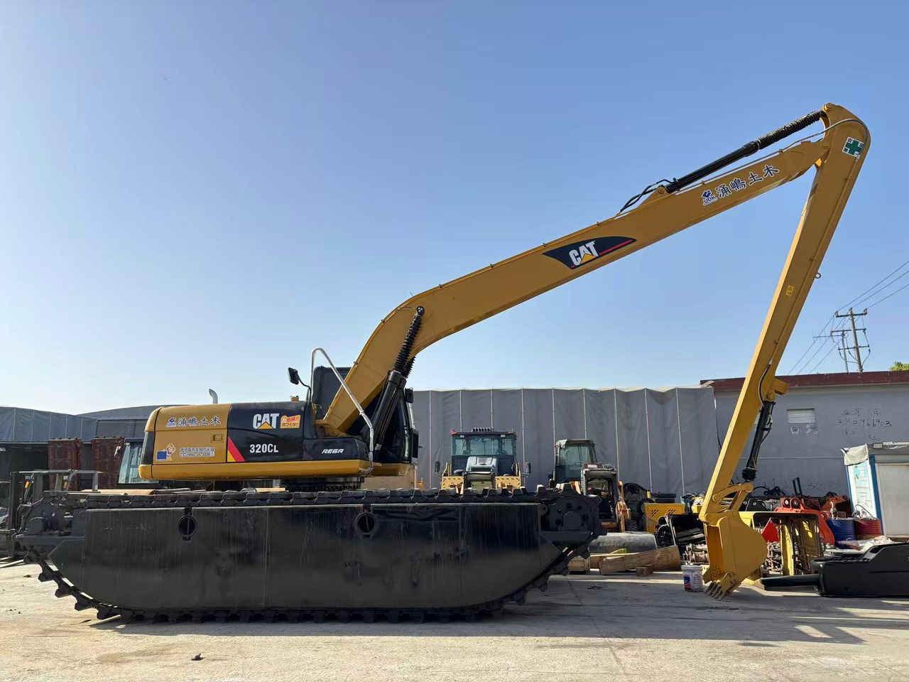 Caterpillar CAT 320C 20 Ton Floating 15M Long Boom Excavators for Sale - Escavadeira: foto 1 Caterpillar CAT 320C 20 Ton Floating 15M Long Boom Excavators for Sale - Escavadeira: foto 1