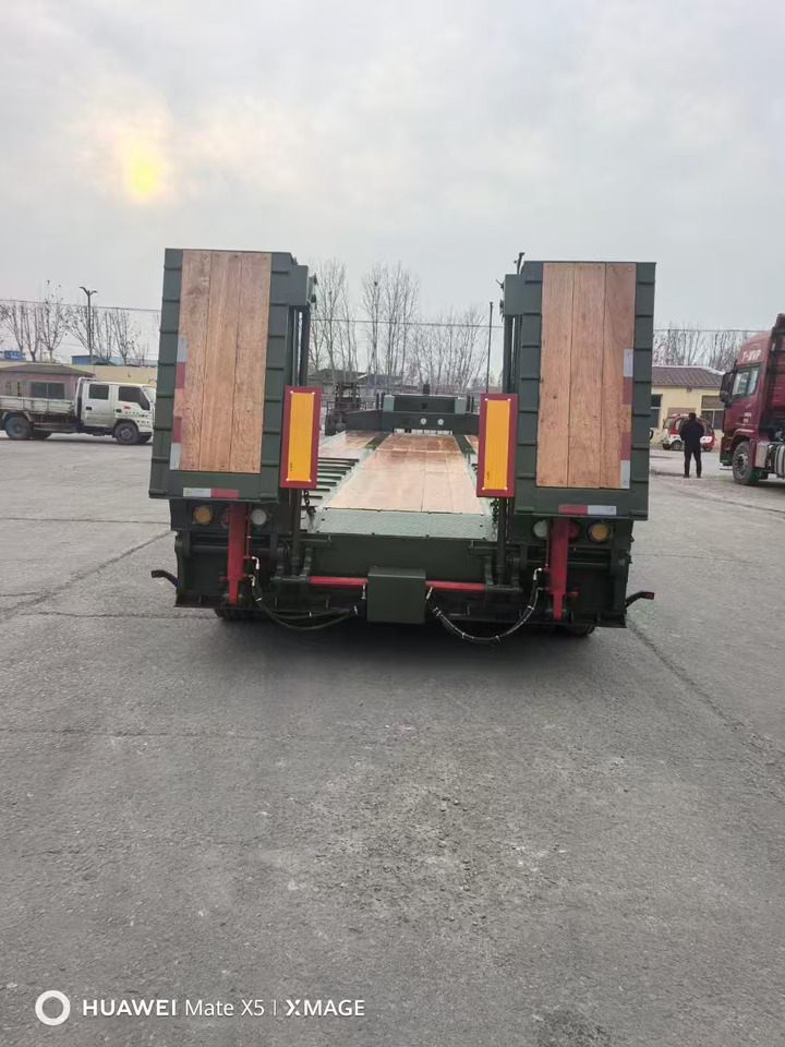 ZHICHENG Semi Flat Bed Low Bed in Length 8-16m with 3 4 Axles - Semi-reboque baixa: foto 2 ZHICHENG Semi Flat Bed Low Bed in Length 8-16m with 3 4 Axles - Semi-reboque baixa: foto 2