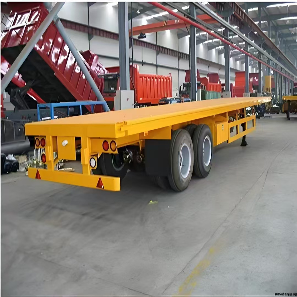 Semi-reboque baixa novo ZHICHENG Semi Flat Bed New or Used Low Bed in Length 8m,10,12m, 14m, 16m: foto 29