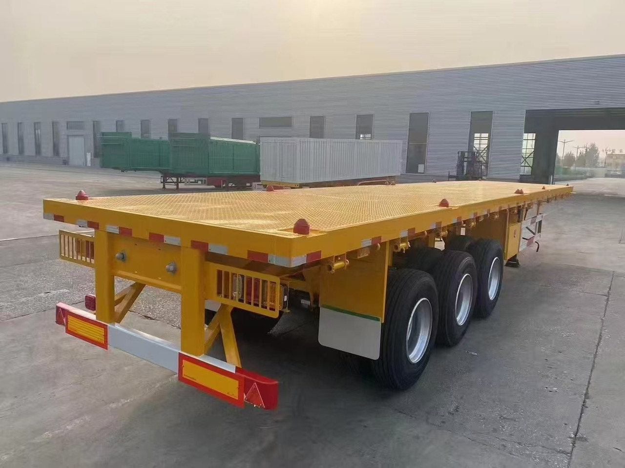 Semi-reboque baixa novo ZHICHENG Semi Flat Bed New or Used Low Bed in Length 8m,10,12m, 14m, 16m: foto 31