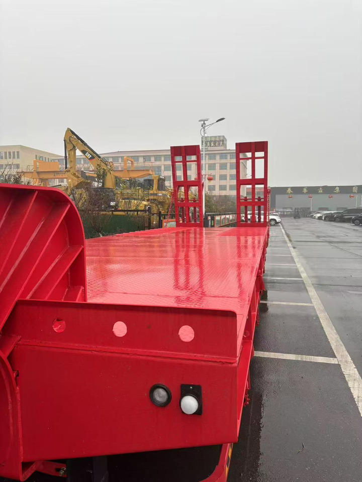 Semi-reboque baixa novo ZHICHENG Semi Flat Bed New or Used Low Bed in Length 8m,10,12m, 14m, 16m: foto 24