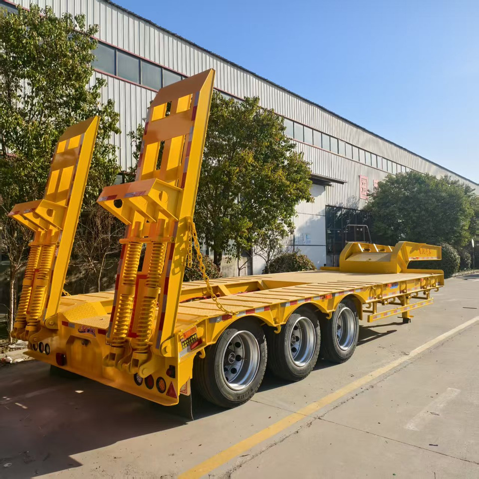 ZHICHENG Semi Flat Bed New or Used Low Bed in Length 8m,10,12m, 14m, 16m - Semi-reboque baixa: foto 2 ZHICHENG Semi Flat Bed New or Used Low Bed in Length 8m,10,12m, 14m, 16m - Semi-reboque baixa: foto 2