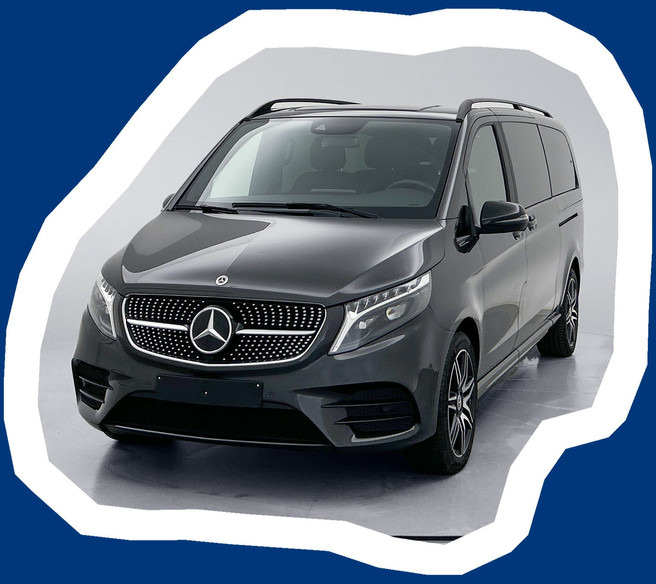 Mercedes-Benz V-Klasse 250d 4-MATIC Extra-Lang AMG Dubbele Cabine Elektrische schuifdeuren Distronic Burmester Trekhaak afneembaar 2500kg - Furgão, Carrinha cabine dupla: foto 1 Mercedes-Benz V-Klasse 250d 4-MATIC Extra-Lang AMG Dubbele Cabine Elektrische schuifdeuren Distronic Burmester Trekhaak afneembaar 2500kg - Furgão, Carrinha cabine dupla: foto 1