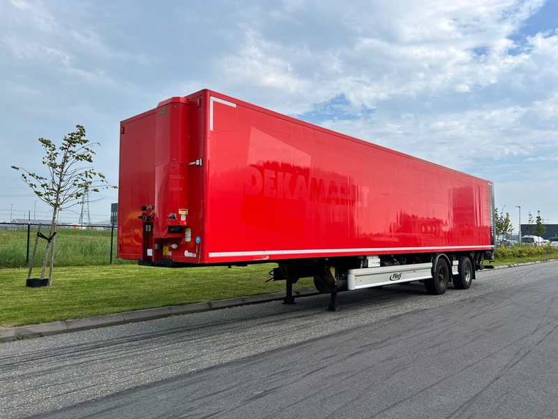 Fliegl SZS 330 Gesloten oplegger  2 Axle / / Ladklep - Semi-reboque furgão: foto 1 Fliegl SZS 330 Gesloten oplegger  2 Axle / / Ladklep - Semi-reboque furgão: foto 1