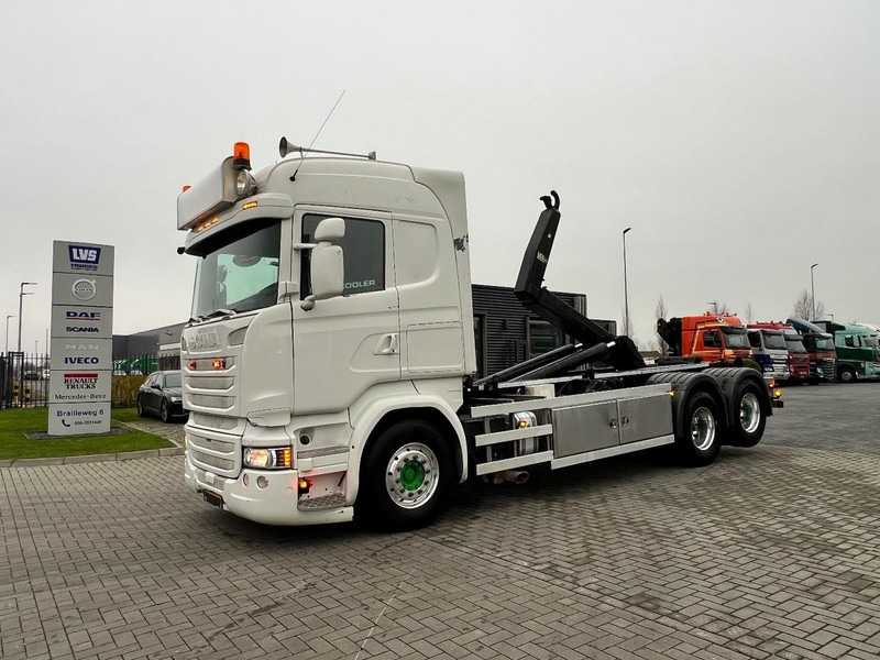 Scania R450 6x2 Containersysteem VDL 21.000kg / Haakarmsysteem - Camião polibenne: foto 1 Scania R450 6x2 Containersysteem VDL 21.000kg / Haakarmsysteem - Camião polibenne: foto 1