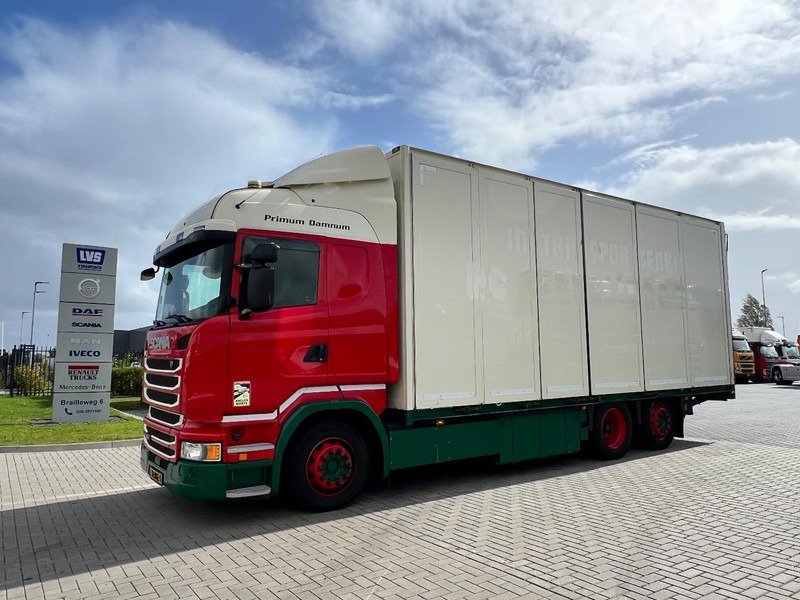 Scania R450 6x2 Highline bakwagen Retarder / Standclma / Full Air / zijdeuren - Camião furgão: foto 1 Scania R450 6x2 Highline bakwagen Retarder / Standclma / Full Air / zijdeuren - Camião furgão: foto 1