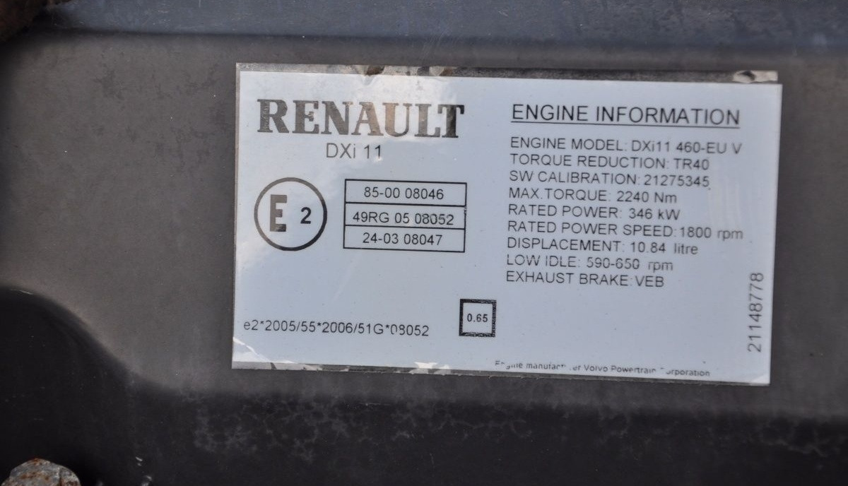 Renault DXi11 Renault PREMIUM DXI - Motor por Camião: foto 3 Renault DXi11 Renault PREMIUM DXI - Motor por Camião: foto 3