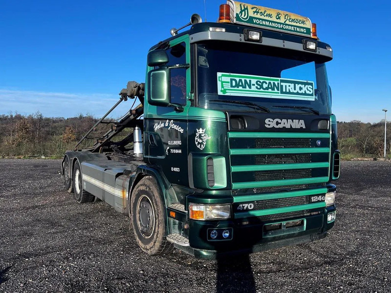 Camião com sistema de cabo Scania R124-470 Analog tacho. 3 way cable tipper: foto 5