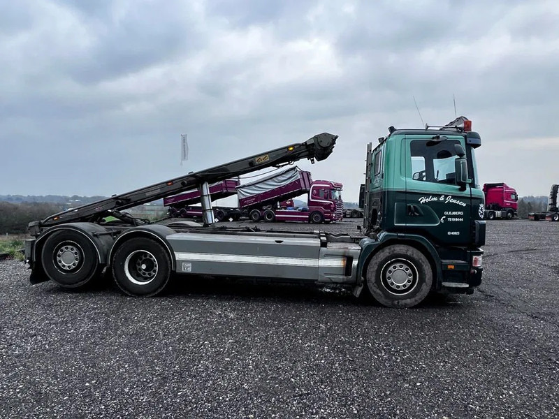 Camião com sistema de cabo Scania R124-470 Analog tacho. 3 way cable tipper: foto 7